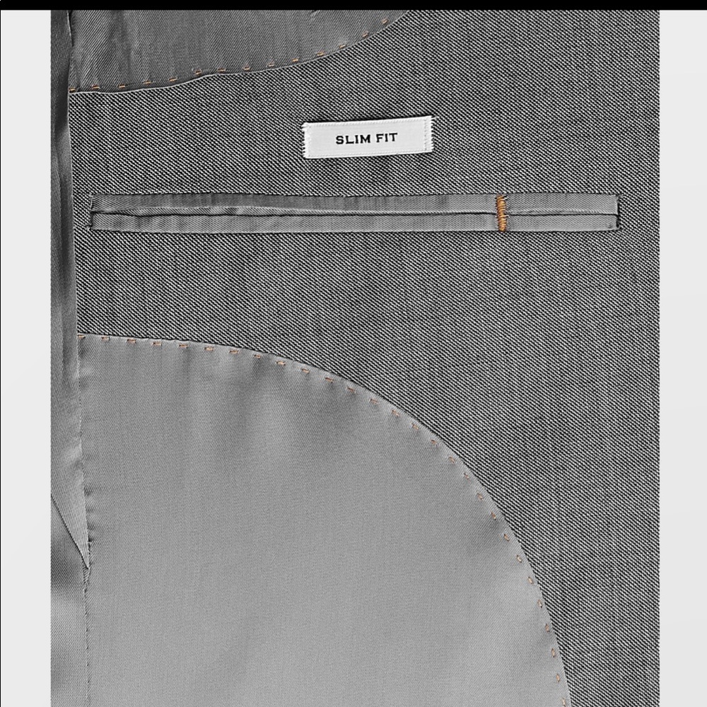 Joseph Abboud Sharkskin Suit Coat - Picture 3 of 3